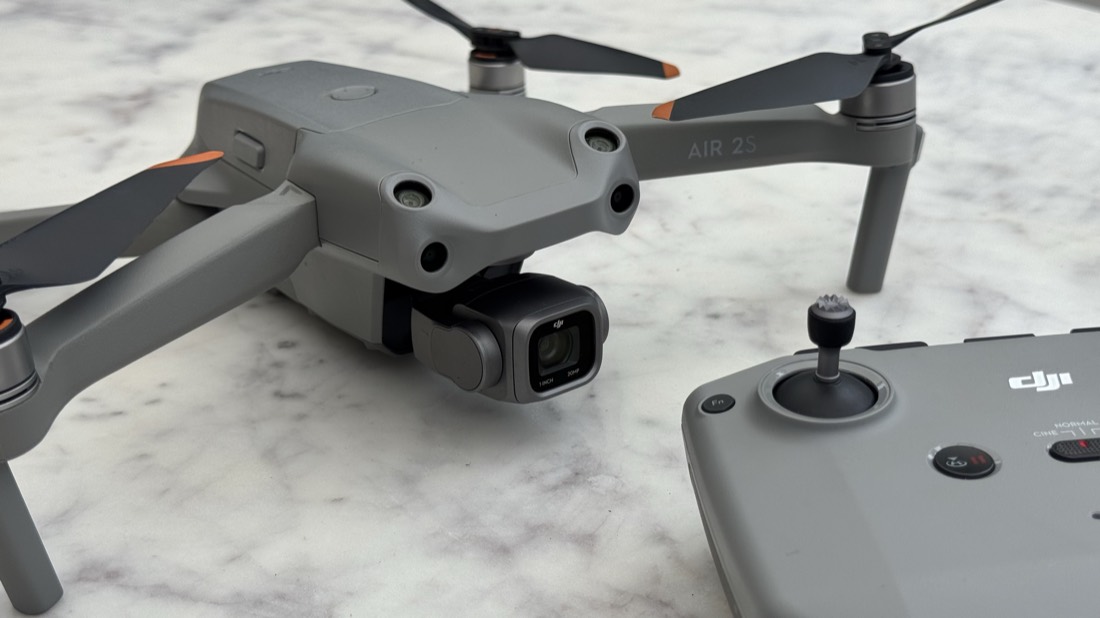 DJI drone for aerial shots